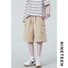 Pantalones Casuales Populares para Jóvenes Pantalones Cargo Pantalones Cortos Color Sólido Marca de Moda Moderna para Hombre Pantalones Rectos Holgados de Verano