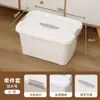 Caja de Almacenamiento Transparente Engrosada Súper Grande para el Hogar, Ropa, Juguetes, Caja Organizadora, Caja de Almacenamiento de Plástico Portátil, Caja de Almacenamiento para Snacks
