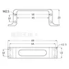 Soporte de Montaje Estándar para Engranaje de Dirección de Aleación de Aluminio CNC / Soporte de Montaje Metálico para Accesorios de Drones de Ala Fija