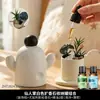 Difusor de aromaterapia sem chama em formato de cacto de desenho animado, uma nova e criativa pedra de fragrância de mesa estilo chinês para fragrância interna duradoura