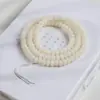 Pulsera de Raíz de Bodhi Multicolor con 114 Cuentas Lisas, Pulsera DIY Hecha a Mano, Cuentas de Oración Budista de Mano, Accesorio Coleccionable