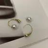 Arete de Perla Coreana Diseño Francés de Nicho de Alta Gama Pendientes Elegantes de Lujo Ligero Nuevos Pendientes de Moda para Mujer 2022