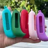 Cubierta Protectora para Labial de Venta Caliente Transfronteriza Cubierta de Silicona para Labial Bolsa Protectora Tipo Cápsula Colgante Decorativo para Llavero
