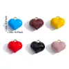 Colorido Moda Tridimensional Coração Estrela de Cinco Pontas Pendurado Banhado Gota de Óleo Pingente DIY Liga Acessórios de Joia Pingente de Bolsa Chave