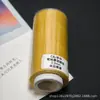Hilo de cera tono dorado 0.3 e hilo de cera de cielo estrellado de 3 hebras en amarillo dorado cálido, hilo para tejer hecho a mano, un rollo es de aproximadamente 140 m