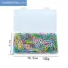 Clips para Papel, Clips para Notas, Almacenamiento de Documentos y Exámenes, Clips para Papel al por Mayor, Empaque de Caja Cuadrada de 33 mm en Stock Transfronterizo