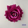 Rosa de esquina de terciopelo artificial de alta gama, flor artificial para boda, bricolaje, accesorios de flores falsas, decoración para el hogar, sala de estar, fotografía