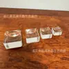 Adornos de Escritorio con Base Cuadrada de Vidrio en Stock, Artesanías de Vidrio, Soporte Base de Bola de Cristal Transparente Trapezoidal al por Mayor