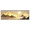 Pintura de Paisaje Pintura Decorativa Sala de Estar Pared Completa detrás del Sofá Pintura de Velero Jinshan Back Backer Mural de Estilo Chino Nuevo