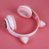Diadema de orejas de gato STN-28 transfronteriza, audífonos inalámbricos Bluetooth para bajos, diadema colorida de orejas de gato, voz en vivo