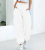 Pantalones sueltos de cintura alta y pierna ancha para mujer Europa y Estados Unidos transfronterizos otoño e invierno nuevo suelto talla grande pantalones casuales -5012 grueso