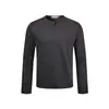 "Amigable con la piel, suave como una nube" color liso básico versátil para el trabajo cuello henley cálido manga larga camiseta