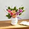 Peônias artificiais, espigas de trigo, ovos coloridos, frutas vermelhas, galhos decorativos, decorações de feriado, itens para festas de primavera e verão, flores de exportação, flores artificiais