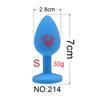 Cola de silicona a juego desmontable sin tornillo de diamante accesorios de tapón anal de silicona separados desmontables