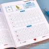 Livro de Prática de Caligrafia Digital para Jardim de Infância 1-10 com Livro de Traçado de Ordem das Letras Conjunto Completo de Grades Tianzi para Crianças Livro de Prática de Caligrafia para Iniciantes