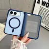 Nueva funda magnética para iPhone Duo Apple Duo con sensación de piel, resistente a huellas dactilares, acabado mate y cubierta protectora a prueba de caídas