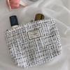 Bolsa de Maquiagem Elegante Pequena Estilo Chanel de Grande Capacidade Portátil para Viagem Maquiagem Moda Moda Armazenamento Bolsa de Fidelidade para Mulheres