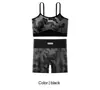 Conjunto Esportivo Modelador de Corpo Sem Costura para Comércio Exterior Camuflado Camisola Shorts Camada Base Costas Bonitas Sutiã Roupa Íntima Feminina
