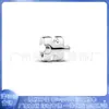 Pandora Cobre Blanco Plata Chapada S925 Nuevo Color Dorado Forma de Corazón Pequeños Accesorios Cuentas Piezas para Joyería DIY Transfronterizo