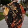 Camiseta retro informal personalizada de One Piece para hombre, con estampado 3D, de manga corta y cuello redondo, para primavera y verano, 2024
