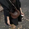 Bolsa, acabamento fosco, design em formato de dumpling, novo estilo feminino 2026, versátil para o dia a dia, bolsa transversal feminina