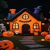 Decoraciones inflables de calabaza, fantasma y calavera para Halloween, para bares, centros comerciales y exhibiciones festivas