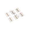 Bisagra de lingote de plata de níquel de 24 mm exterior 90 grados 2.4 cm bisagra de encaje de cartón 2.4 cm bisagra accesorios para caja de madera