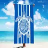Toalla de Playa Nueva Transfronteriza Estampado de Animales Marinos Lindos Asiento de Playa para Nadar en la Costa Toalla de Baño