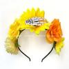 Diadema transfronteriza Nueva de Girasol Flor de Simulación Accesorios de Calavera Halloween Carnaval Fiesta Diadema en stock