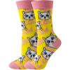Calcetines de otoño e invierno de Amazon para mujer, calcetines de animales, calcetines de frutas, calcetines de marea para hombre, calcetines de comida divertidos.