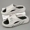 Pantuflas deportivas populares transfronterizas para hombre, chanclas casuales de coco para verano, sandalias de ducha transpirables sencillas de suela gruesa con masaje para parejas