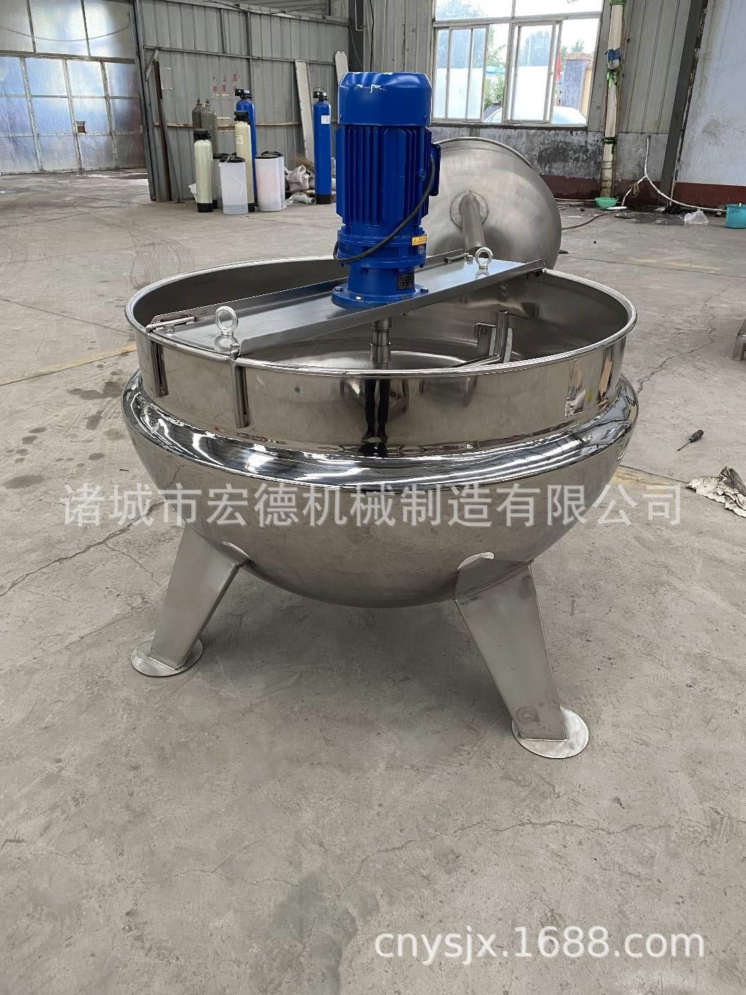 立式电加热刮底搅拌夹层锅