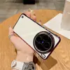 Adequado para Capa de Celular Vivox300Pro com Película de Lente Embutida S30 Meia Embalagem Moldura Galvanizada Sem Moldura Transparente Anti-Queda Capa Dura