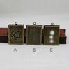 Joyería DIY Cobre 35*26mm Tres Tipos de Cajas para Fotos Cuadradas Pequeñas Accesorios Estilo Antiguo Nostálgico B1005