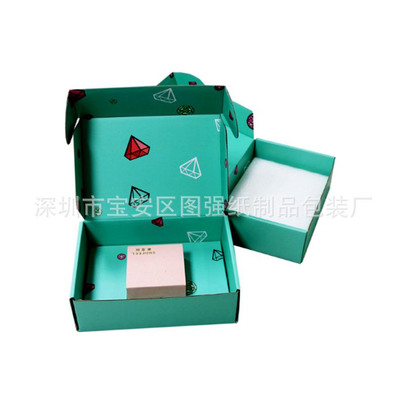 双面彩色飞机盒