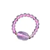 Anillo Pixiu de Cristal Natural, Cristal Rosa, Amatista, Cristal de Fresa, Citrino Anillo Elástico, Versátil para Hombres y Mujeres Al por Mayor
