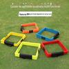 Anel de treinamento de quadrilátero, equipamento de treinamento de futebol, anel de agilidade quadrada, anel de treinamento auxiliar, anel de treinamento sensível ao ritmo