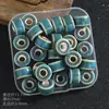 Acessórios para Joias DIY Contas Espaçadoras Cerâmicas Retrô Acessórios para Pulseira de Roupas Contas Soltas Material para Corrente de Celular Contas Espaçadoras