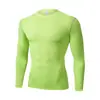 Ropa Deportiva Ajustada para Exteriores Ropa de Fitness Alta Elasticidad Transpirable Manga Larga Absorbente de Humedad Secado Rápido Ropa de Entrenamiento Deportivo para Hombre Capa Base