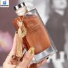 Botella Cuadrada Plana de 100 ml para Aromaterapia, Botella Vacía Sin Llama con Varilla Difusora, Botella Difusora Vacía, Botella de Vidrio para Coche
