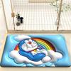Alfombra de Diatomeas de Expansión Tridimensional Celebrous de Internet Abstracta Linda de Dibujos Animados Baño Baño Engrosada Absorbente de Agua Alfombra de Piso Alfombrilla para Pies