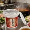 Contenedor de Plástico para Alimentos de 1 kg, Contenedor para Condimentos de Hot Pot, Contenedor para Salsa de Fideos de Chongqing, Sellado, Engrosado, con Tapa, Contenedor Resistente a Altas Temperaturas