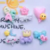 Corona de Flores Nube Brillante Alas de Mariposa Globo Pegamento Cremoso Funda de Teléfono Pegamento DIY Accesorios de Resina
