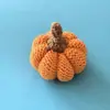 Adornos de Calabaza Tejidos a Mano de Hilo Nuevos Transfronterizos Adornos de Regalo de Halloween Muñecas de Calabaza Tejidas a Crochet con Hilo