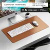 Mouse Pad Grande Transfronteiriço Extra Grande para Desktop Laptop Teclado Mesa Mat de Mesa de Couro Venda por Atacado