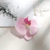 Y Horquilla de Orquídea Phalaenopsis Artificial Tocados de Flores DIY Decoración de Boda Ramo de Boda Flores Artificiales Hecho a Mano