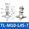 Acessórios para Dispositivo de Fixação Manipulador Entrada de Ar Lateral Cabeça Pequena Tianxing Hardware M10 Base de Ventosa a Vácuo Suporte Passante