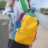 Mochila de Montañismo para Exteriores para Hombre, Mochila Ligera de Color Contrastante, Mochila de Viaje para Compras y Uso Diario para Mujer, Mochila Escolar Casual para Estudiantes Universitarios, Bolsa de Viaje