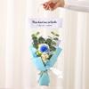 Regalo del Día de San Valentín Girasol Tejido a Crochet Hecho a Mano Ramo de Rosas de Hilo Tejido Producto Terminado Souvenir Creativo Transfronterizo Venta al por Mayor