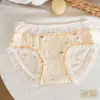 2026 Nuevas Bragas de Estilo Japonés Frescas y Dulces con Estampado Floral para Mujer, Cómodas, Transpirables, Amigables con la Piel, Calzones para Chicas Jóvenes